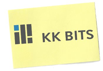 KKBits Logo auf Post It